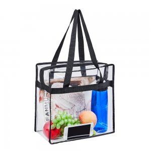 Clearworld Clear Tote Bag with Zipper