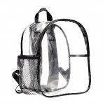 Clearworld Stadium Approved Clear Mini Backpack-Black